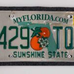 autocollant plaque immatriculation